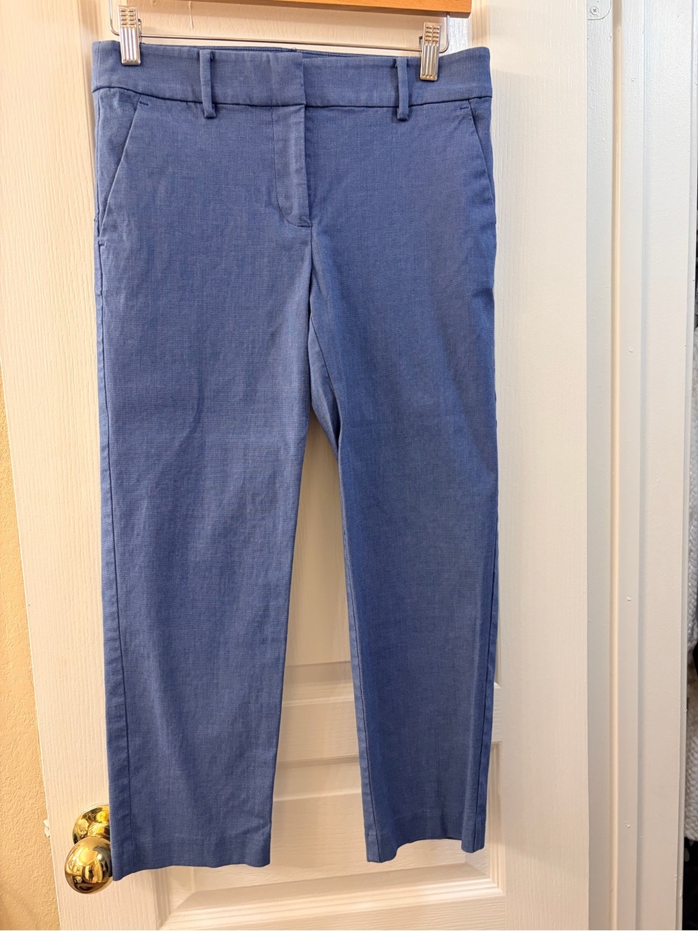 LOFT Women’s Slim Chino Pants in Dusty Blue